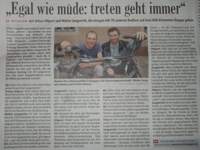 Artikel in der Badischen Zeitung vom 29.05.2010